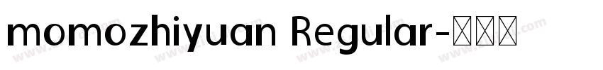 momozhiyuan Regular字体转换